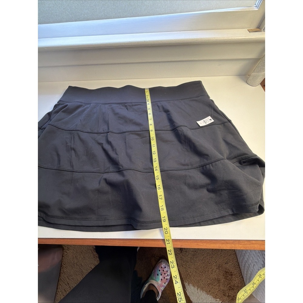 TALBOTS PICKLEBALL SKORT NWT SZ  3X KNIT BLACK NYLON SPANDEX Golf Hiking‎ - Picture 8 of 8